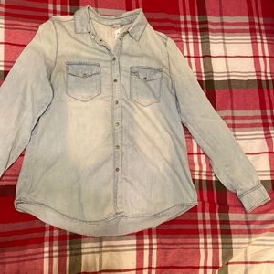 Denim button up shirt